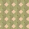 Retro fold green striped octagons