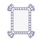 Retro frame photo empty accessory decoration icon line style