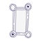 Retro frame photo empty accessory decoration icon line style