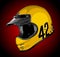 retro full face helmet number 42