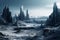 Retro Futuristic Ice Age Dreamscape (AI Generated)