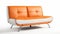 Retro-futuristic Space-inspired Futon With Mid-century Modern Aesthetics