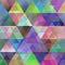 Retro geometric double triangle pattern background - graphic design