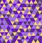 Retro geometric triangle seamless repeating background pattern. Mosaic of various shades