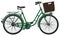 Retro green bicycle