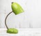 Retro green desk lamp