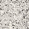 Retro Grungy Noise Texture. Vector Seamless Black and White Pattern