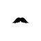 Retro hair mustache. Hipster. Vector