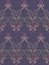 Retro hearts valentines day seamless pattern