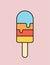 Retro ice cream concept