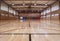 Retro indoor gymnasium