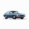 Retro Jaguar St Flint Sports Car - Vector Illustration