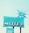 Retro kitsch motel sign