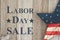 Retro Labor Day Sale message