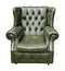 Retro leather armchair