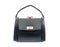 Retro leather handbag isolated on white background. Old leather handbag isolated. Lady leather handbag isolated