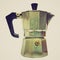 Retro look Coffee percolator