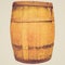 Retro look Wine or beer barrel cask