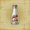 Retro Milk Bottle