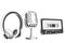 Retro music equipment Icons. Set include classical audio cassette tape, headphones, microphone. For t shirt, emblem