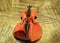 Retro musical grunge violin background