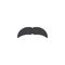 Retro mustache vector icon