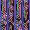 Retro neon stripes. Seamless pattern
