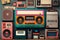 Retro Objects Background Vintage Sound