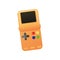 Retro old tetris electronic device with colorful buttons
