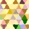 Retro origami pattern. Simple minimalism in continuous mosaic triangles elements