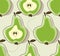 Retro pear background