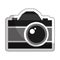 retro photographic camera icon