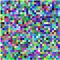 Retro pixel multicolored abstract pattern