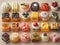 Retro Pixelated Food Items for a Digital Menu