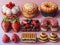 Retro Pixelated Food Items for a Digital Menu