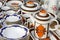 Retro porcelain tableware