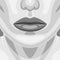 Retro Portrait of beauty Vampire Woman Face