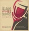 Retro promotional material for winery or wine shop