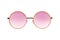 Retro psychedelic round sunglasses