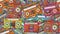 Retro Radio Cassette Boombox 70s 80s 90s Seamless Pattern in Doodle style