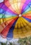 Retro Rainbow parachute
