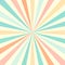 Retro rays background Sunburst yellow vector background, texture sun flat backdrop.