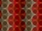 Retro red brown circle pattern