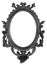 Retro Revival Old Ellipse Black Frame