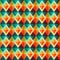 Retro rhombus seamless pattern