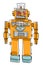 Retro Robot toys Children painting