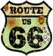 Retro route 66 sign