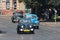 Retro SAAB leading race at Leopolis Grand Prix