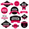 Retro sale stickers collection. Sale badges. Online shopping, sale and promotion, website and mobile badges, promo banners, specia