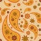 Retro seamless paisley (turkish cucumber)pattern